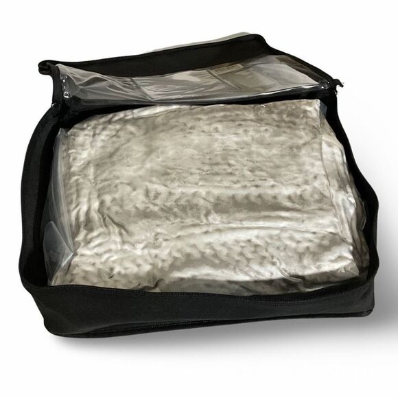 PAROMONG Tan Sherpa Blanket, Super Soft & Cozy Blanket, Size 60"X80" - Picture 3 of 3